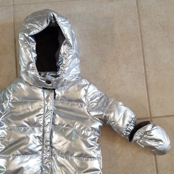 Gymboree Baby Silver Snowsuit Brand New in 3 sizes - Picture 2 of 8